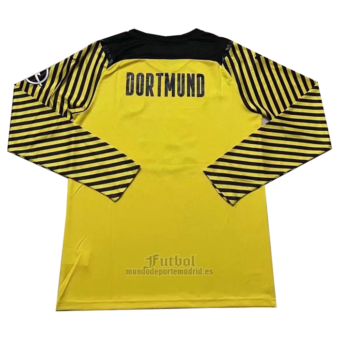Camiseta Borussia Dortmund Primera Manga Larga 2021-2022
